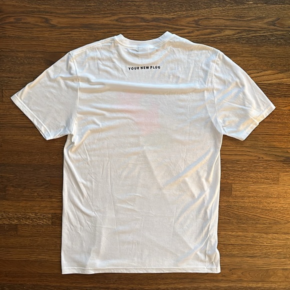 Men’s White graphic print short sleeve Cotton T-shirt - Picture 3 of 3